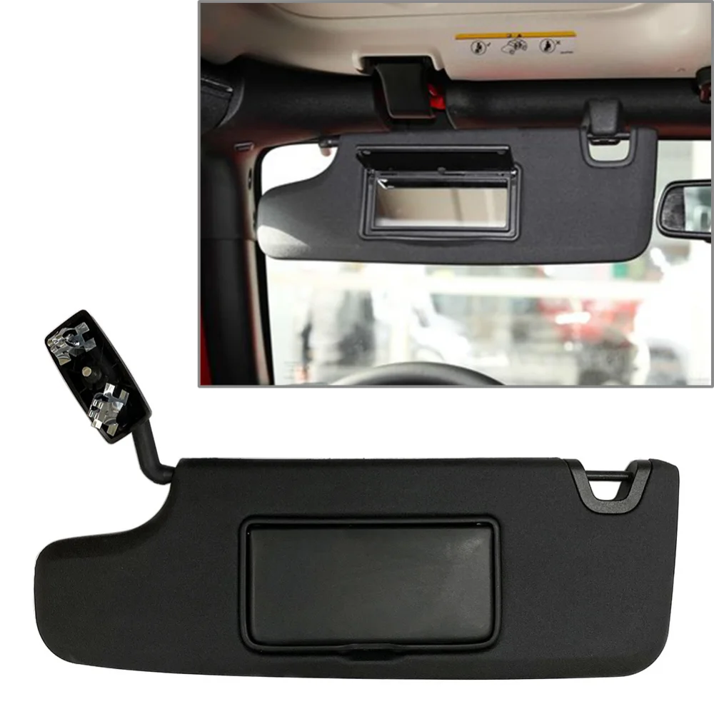 

Автомобильный солнцезащитный козырек, левый козырек 6CJ07DX9AA для Jeep Wrangler JK 2007 2008 2009 2010 2011 2012 2013 2014 2016 2015 2017