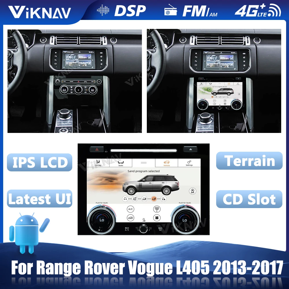 Панель переменного тока 10 4 дюйма с CD-проигрывателем для Range Rover Vogue L405 2013-2017