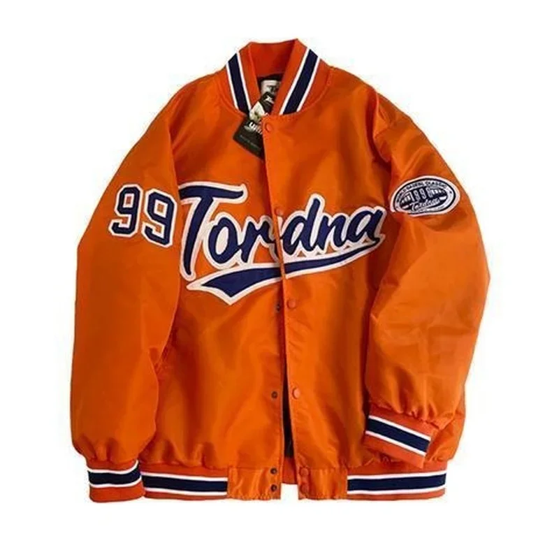 Женская куртка бейсбольная Красивая Ретро уличная спортивная Свободная в стиле