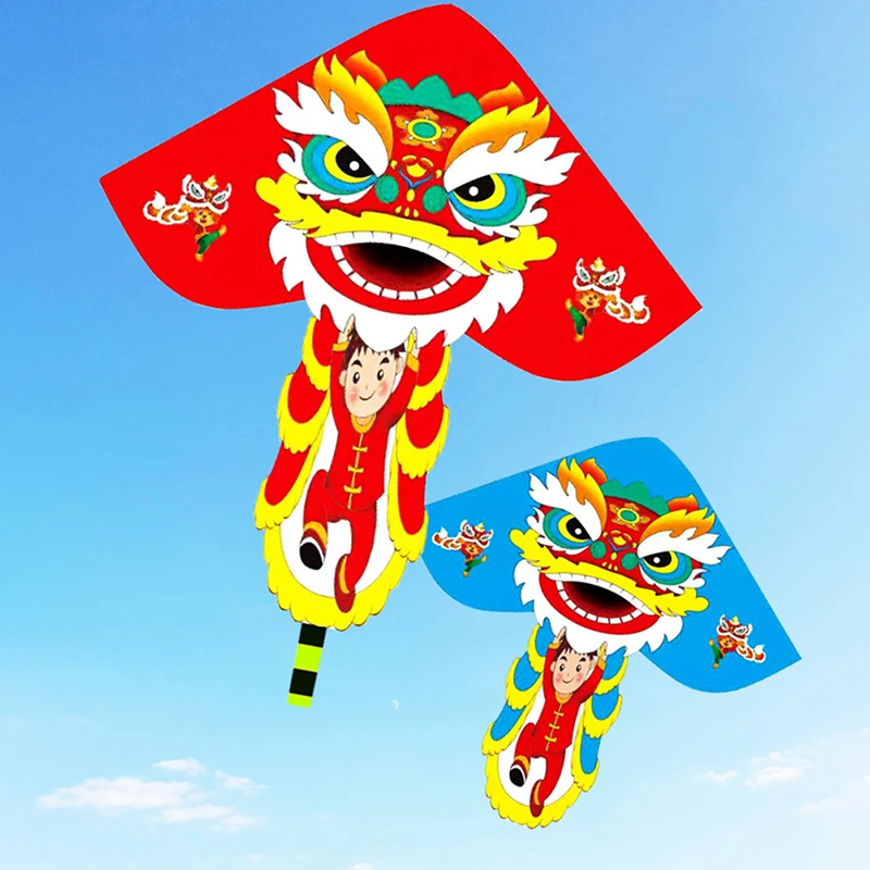 

1.3m lion dance toy kite 2022 new product brand new kite outdoor Kites Flying Toys children's toys