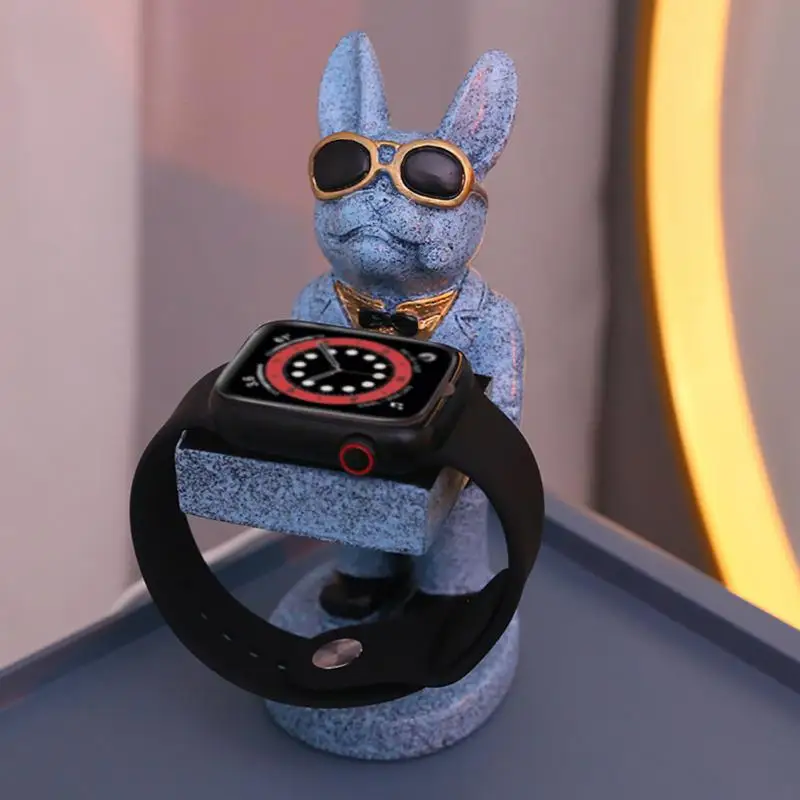 

1 PCS Creative Astronaut Desktop Wireless Watch Charging Stand Watch Charging Base Storage Rack Support Decoration Storage Rack