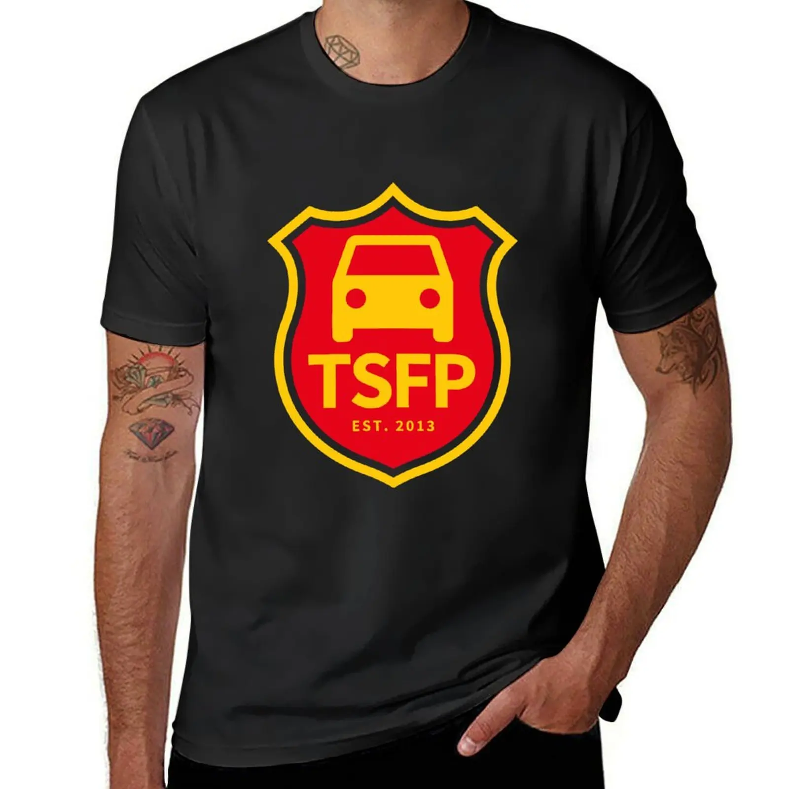 TSFP: футболка с значком милая Одежда для мальчиков футболки животным принтом