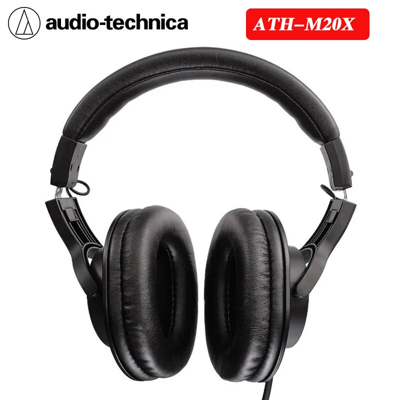 

Original Audio Technica ATH-M20X M20X Computer PC Head-mounted Professional Recording Monitor Headphones