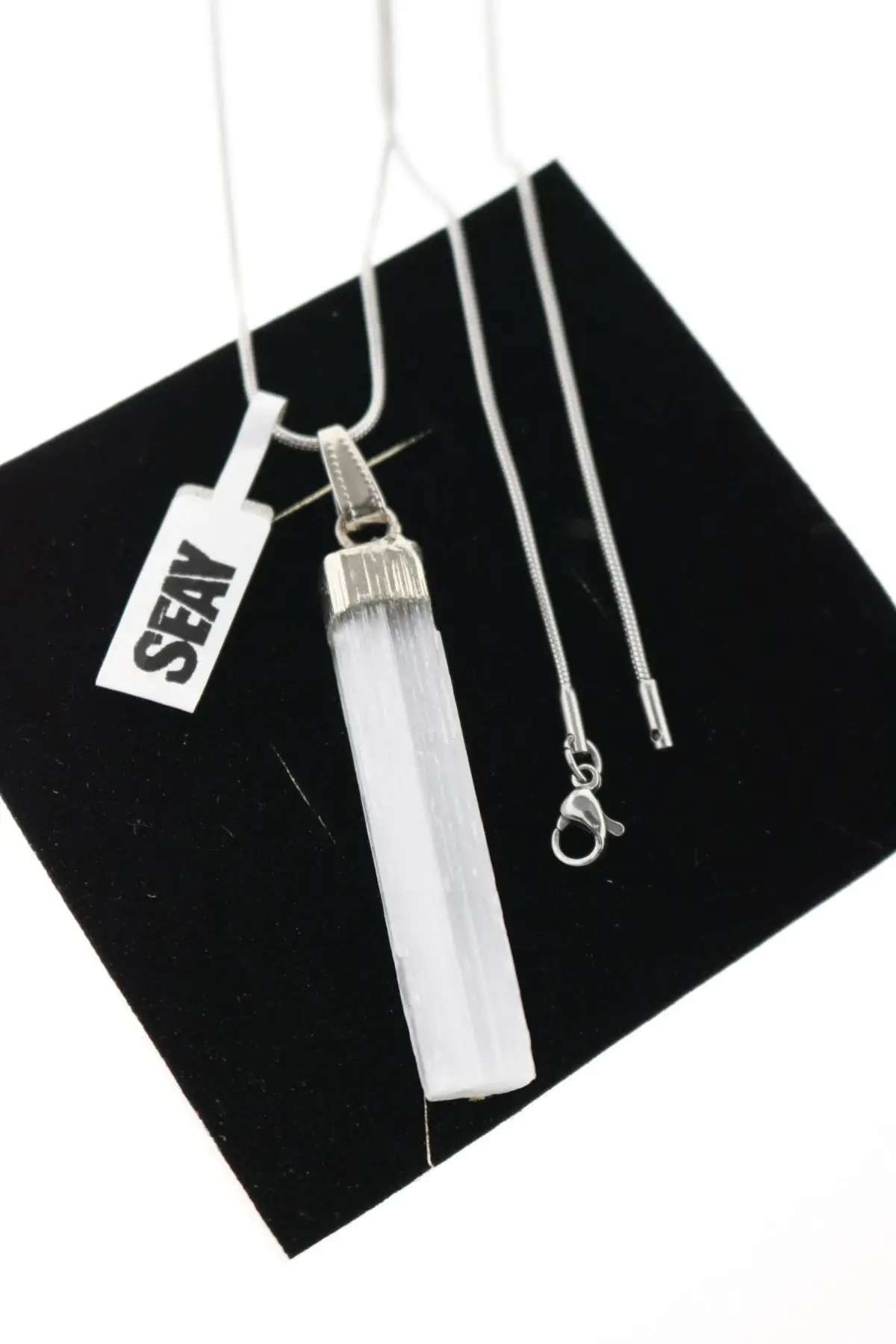 

Женская бижутерия ожерелье хрустальный кварц кулон Тип натуральный камень (включая цепочку)