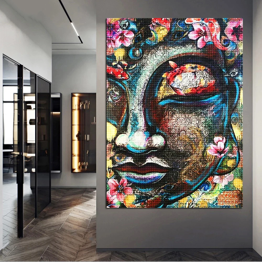 5D алмазная живопись сделай сам абстрактная Красочная картина с изображением