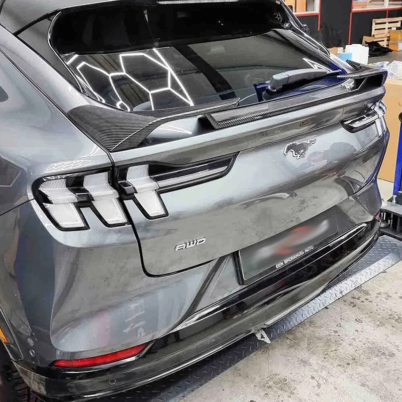 2021 2022 2023 2024 Спойлер для Ford Mustang Mach-E Much E Высококачественные спойлеры на задний