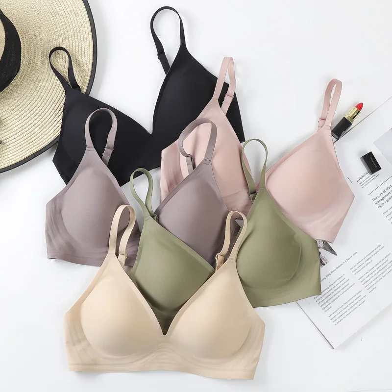 Сексуальное нижнее белье бесшовный бюстгальтер для женщин комбинированный