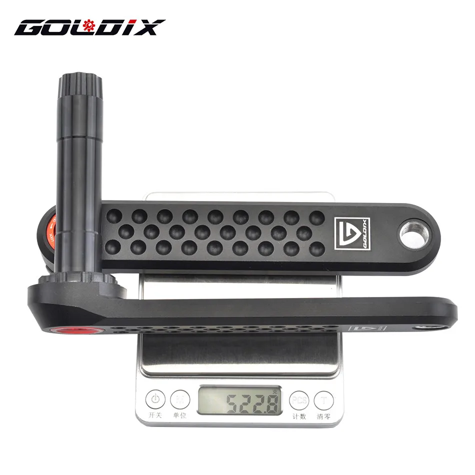 Сверхлегкий велосипедный шатун GOLDIX 32-48T для GXP с двойной звездочкой ЧПУ 160/165/170/175