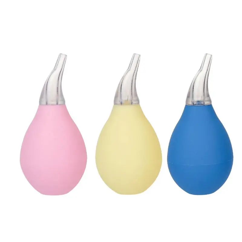 

3PCS Nasal Aspirator Snot Sucker Clear Nasal Mucus Remover Baby Suction Nose Cleaner Reusable