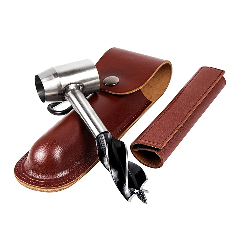 

Survival Settlers Tool Bushcraft Hand Auger Wrench, Settlers Wrench, Eye Wood Drill Peg & Hand Hole Maker