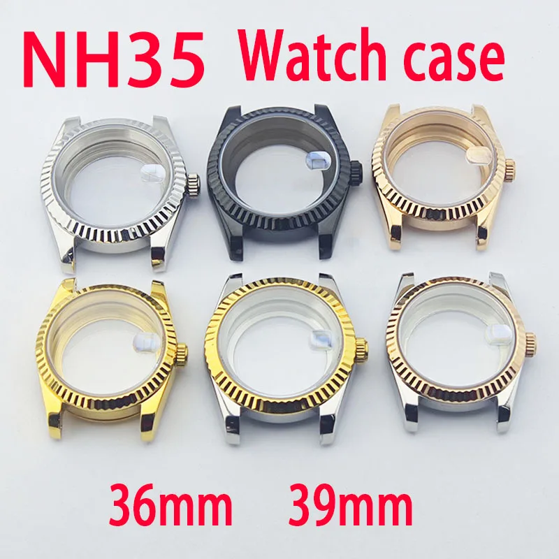 Женские часы 36 мм 39 из нержавеющей стали 904L Φ is NH35 NH36 автоматический механический