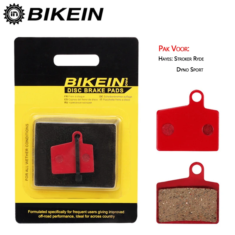 

BIKEIN MTB Bicycle Ceramic Disc Brake Pad 4 Pair Bicycle Hydraulic System Suitable for Hayes Stroker Ryde, Dyno Sport