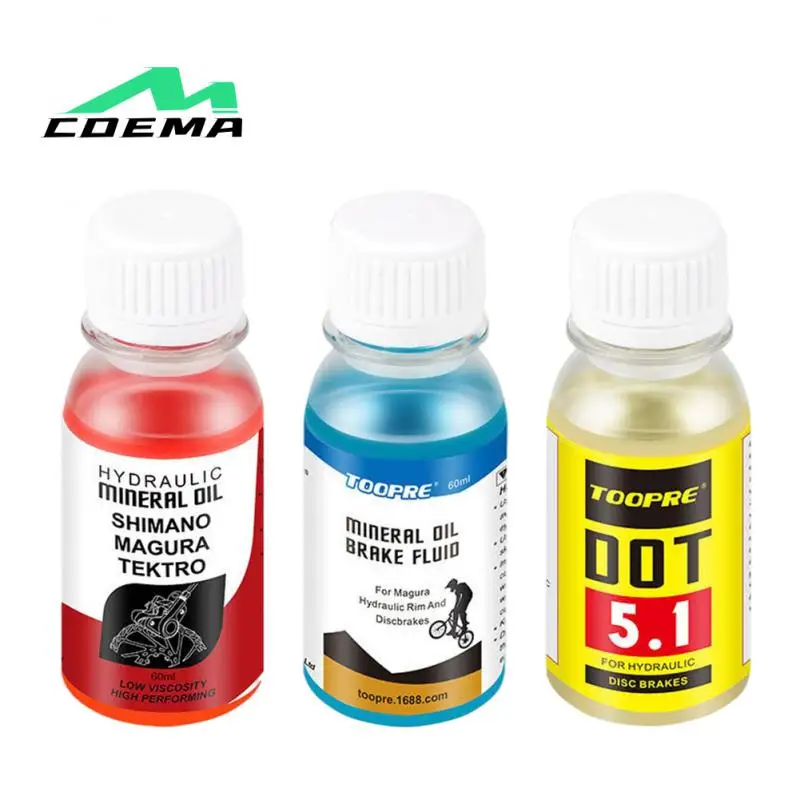 

60ML Bicycle Brake Mineral Oil Enough Capacity Fluid Hydraulic Disc Brake Lubricant For Shimano Magura Tektro Mountain Bikes