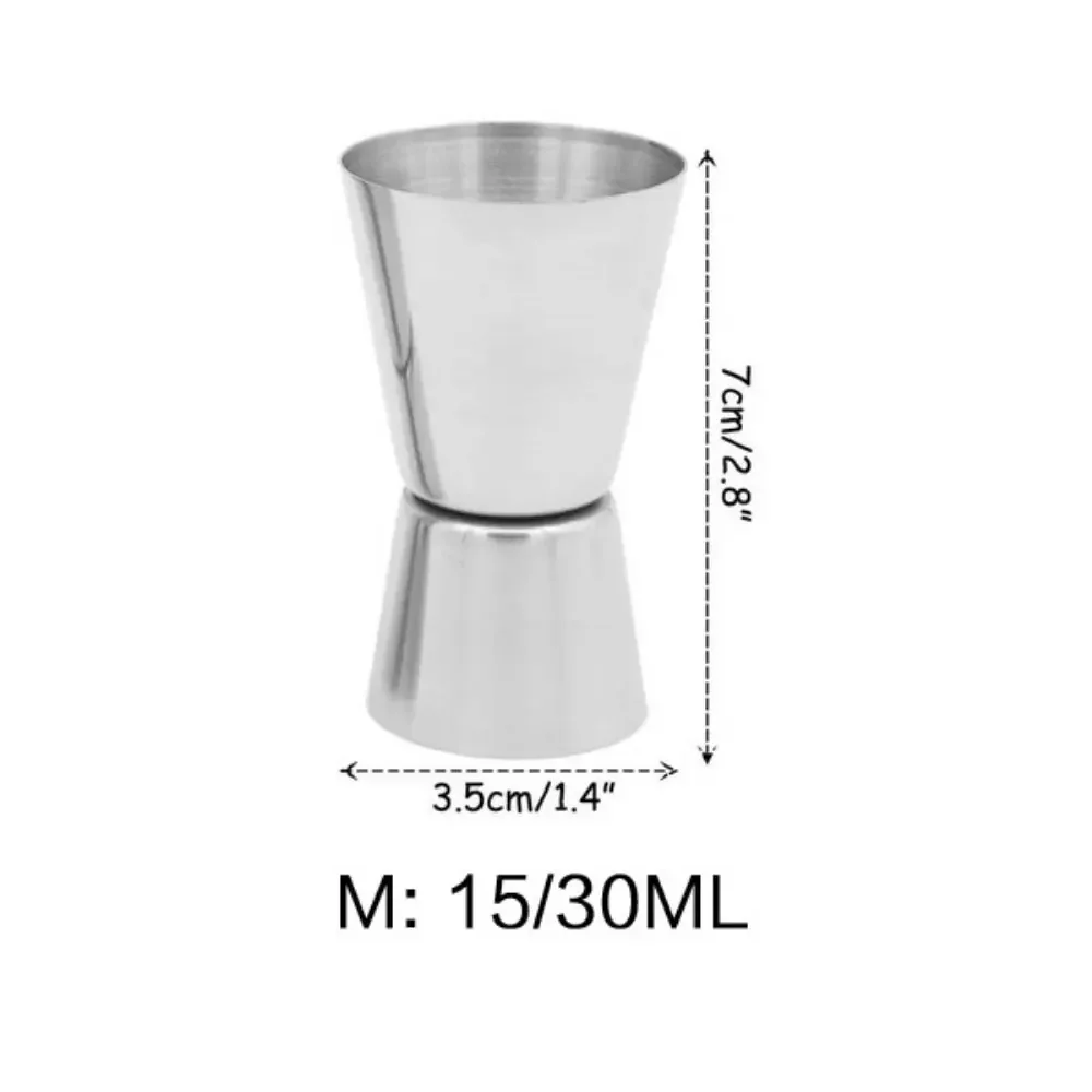 

JJYY Мерный стакан из нержавеющей стали 15/30 мл или 25/50 мл