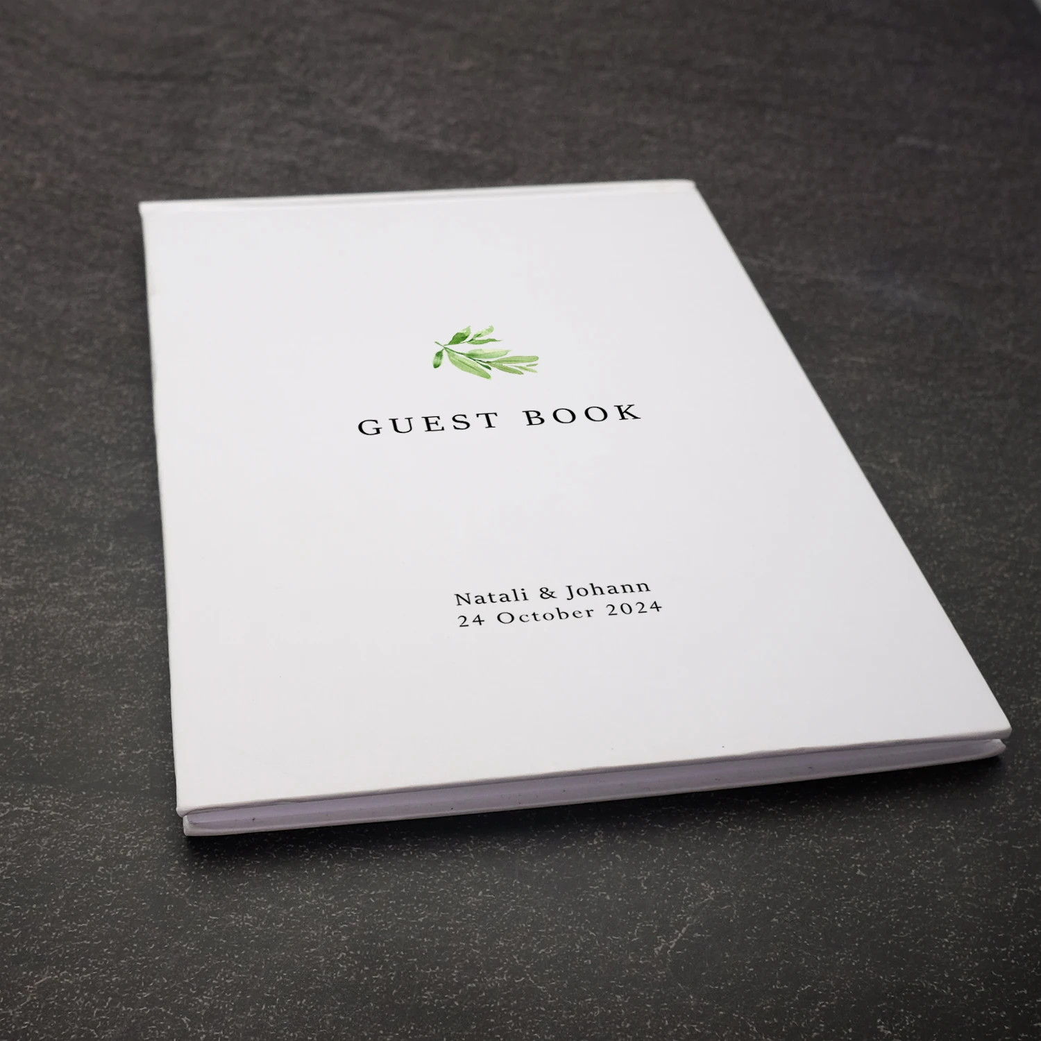Пользовательская Свадебная книга персонализированная Гостевая брачный альбом