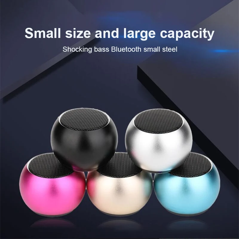 

Insert Card Bluetooth Speaker Outdoor Loudspeaker Box Noise Reduction For Android And Ios Bluetooth Mini Column Subwoofer Usb