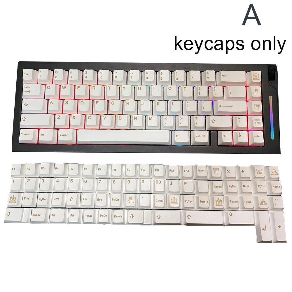 

135 S Pbt Caps 6u 6.5u 7u клавиатура Gmk краситель подставка игровая Механическая плата крышки для профиля Mx переключатели N8m8