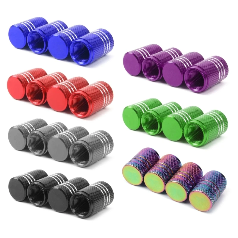 

Upgraded Tire Stem Caps Aluminum Tire Cap Set Corrosion Resistant Stem Covers fitting for Model 3 X/Y/S