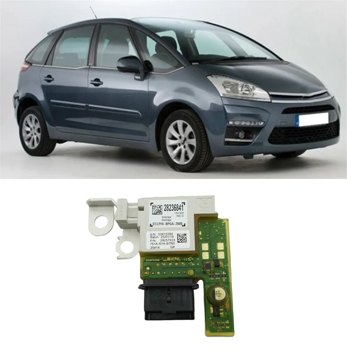 Автомобильный блок предохранителей модуль напряжения датчик батареи Q4 28257533 28236841