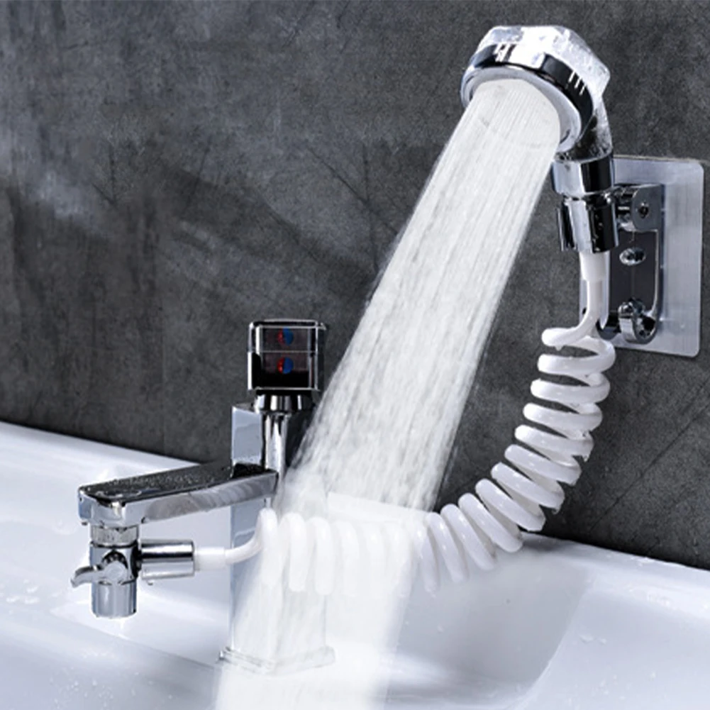

Bathroom Basin Water Tap External Shower Head Rinser Kit For Hair Pet Washing For Standard Shower Hoses Shower Arms Hotels Home