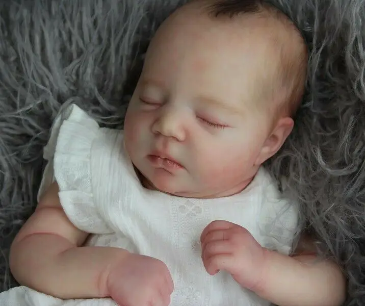

Bebe Reborn Детская кукла из винила Kit 19-дюймовый сон, Неокрашенная НЕОБРАБОТАННАЯ кукла, детали «сделай сам», пустой подарочный набор