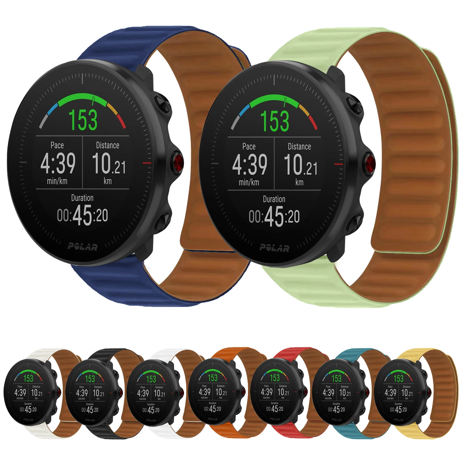

Магнитный спортивный силиконовый ремешок для POLAR IGNITE 2 Band VANTAGE M2 M / UNITE/ GRIT X, ремешки для часов, браслет 20/22 мм, аксессуары для запястья