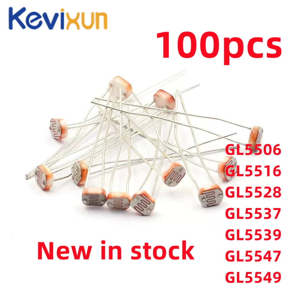 

Фоточувствительный резистор LDR фотоэлектрический фоторезистор 100 GL5528 5528 5537 5506 5516 5539 5547 для Arduino, 5549 шт./партия