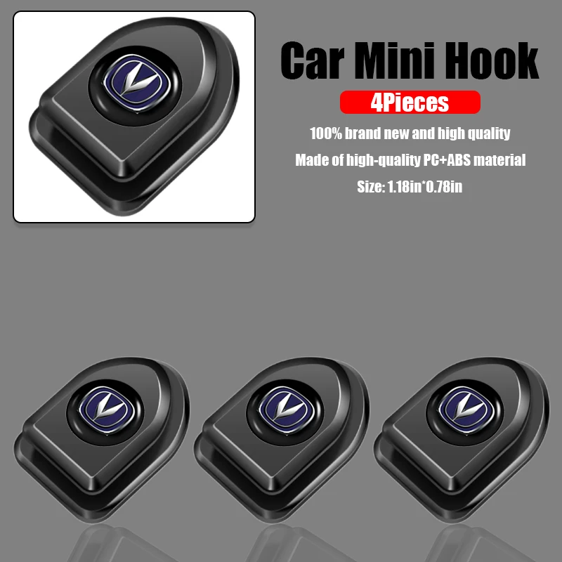 

Car Mini Hook Seat Back Concealed Hook Stickers for Changan CS15 CX70 CS35 Alsvin Hunter CS95 55 75 85 EADO Yuexiang Accessories