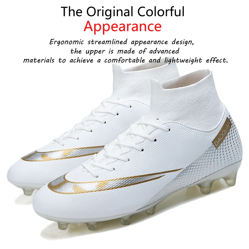 Quality Football Boots Wholesale C.Ronaldo Soccer Shoes Assassin Chuteira Campo TF/AG Soccer Sneakers Professional Training Shoe