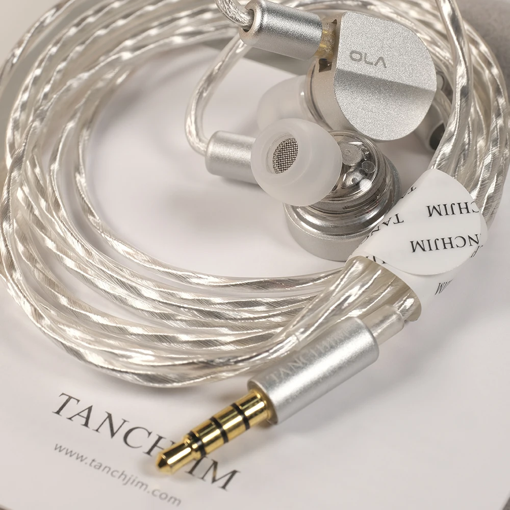 Динамические наушники TANCHJIM OLA Hi-Fi музыкальные наушники-вкладыши гарнитура с