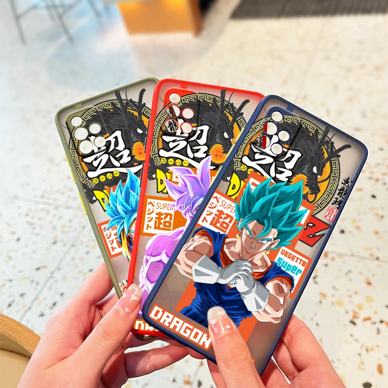 

Trendy Fashion Dragon Ball For Samsung A72 A71 A70 A52 A51 A50 A32 A31 A22 A21S A12 A10 A03S A02S Frosted Translucent Phone Case