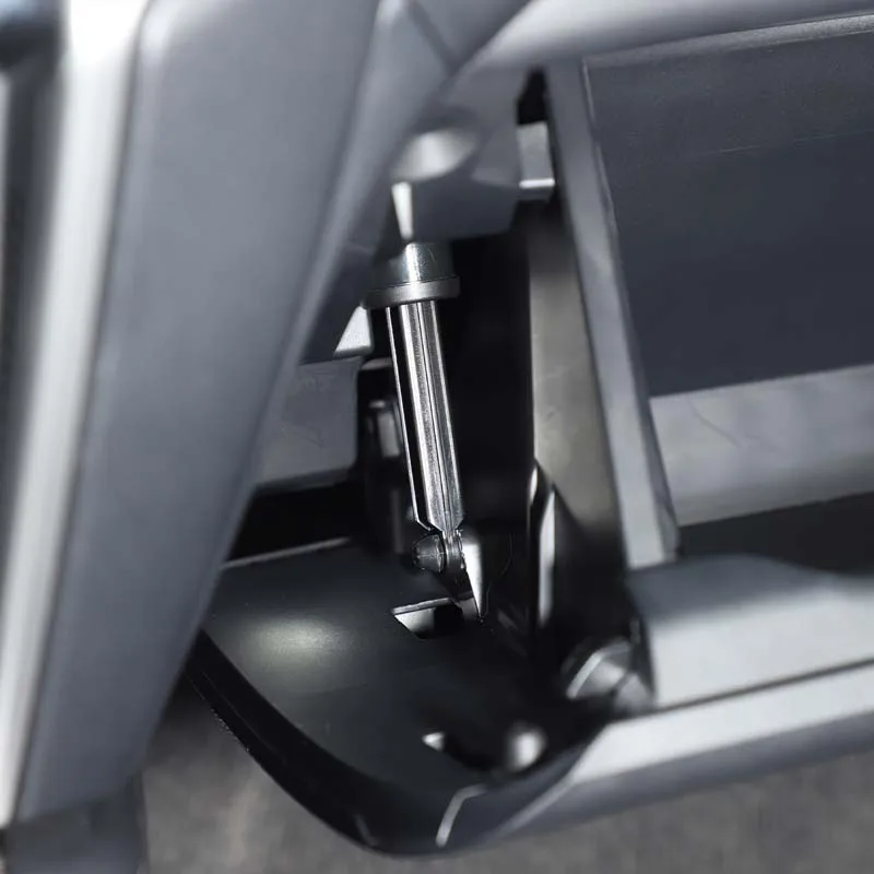 Фото Демпфер-буфер для перчаточного ящика автомобиля Mitsubishi Triton L200 2019-2023, черный, из АБС-пластика, аксессуар для интерьера, замена №3