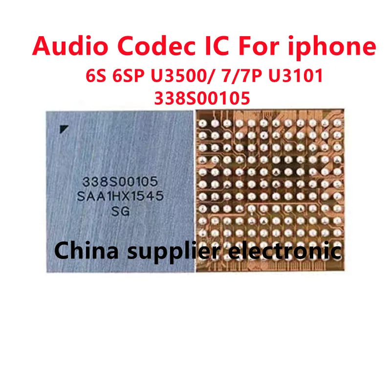 

10pcs-100pcs 338S00105 Audio CODEC IC U3101 for iphone 7 7plus 6S 6SPlus U3500