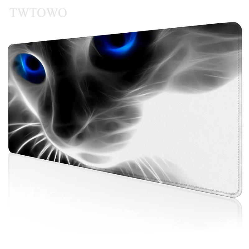 

Cut Cat Mouse Pad Gaming XL Custom HD Computer Mousepad XXL MousePads Desk Mats Anti Slip Soft Natural Rubber PC Mouse Mat