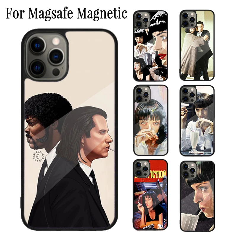 Чехол для iPhone 16 15 14 Plus 13 12 Mini 11 Pro Max Magsafe