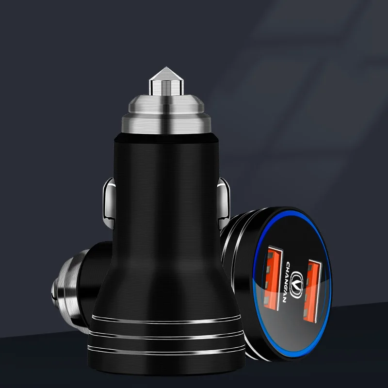 

Fast Charge Car Charger Adapter Phone Charger 4.8A Dual USB For Changan CS75 CS35 CS85 CS15 CS95 CX70 CS55 EADO CX20 RAETON