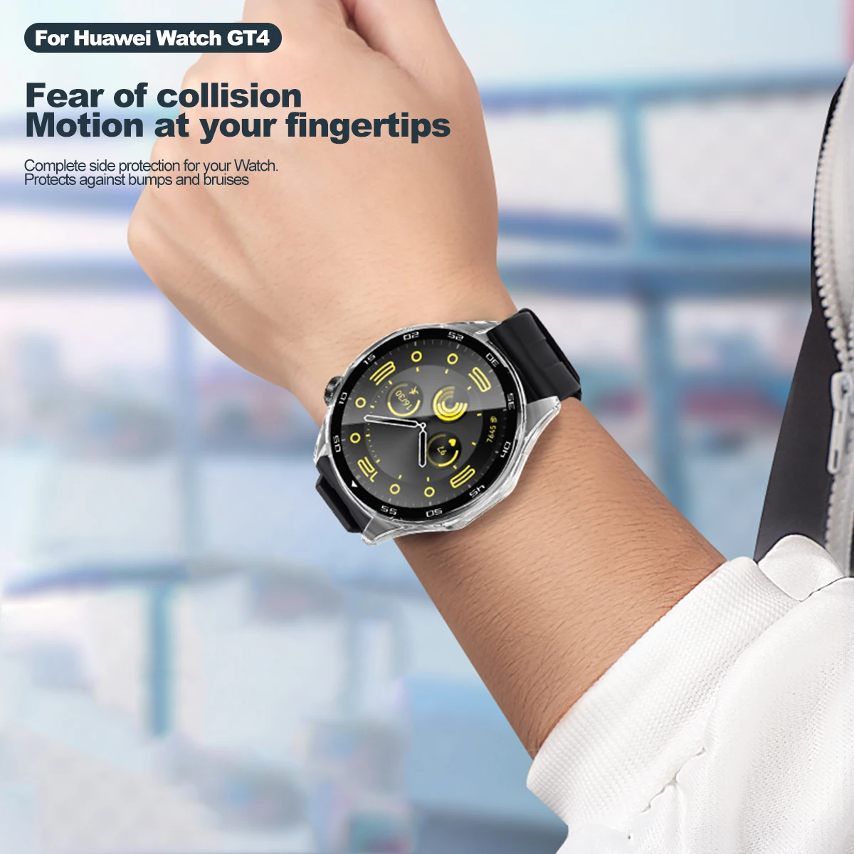 Чехол из закаленного стекла + ПК для Huawei Watch GT 4 46 мм 41 / GT4 аксессуары умных часов