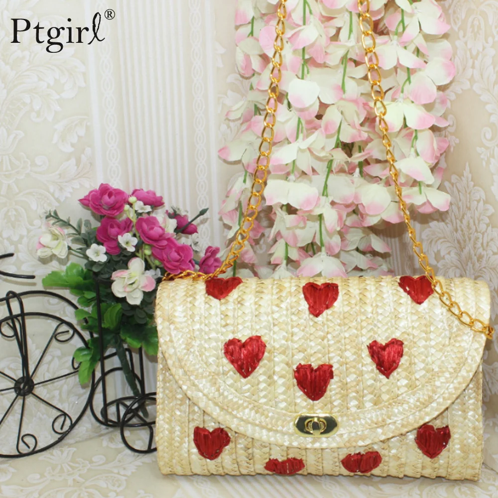 

Hot Women Summer Mini Straw Beach Tote Messenger Crossbody Shoulder Bag Ptgirl Handbag bolsas sacos соломенная сумка clutch bag