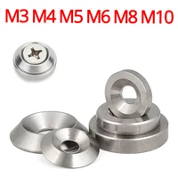 m3 m4 m5 m6 m8 m10 304 stainless steel conical washer solid countersunk head flat gasket concave and convex tapered washers