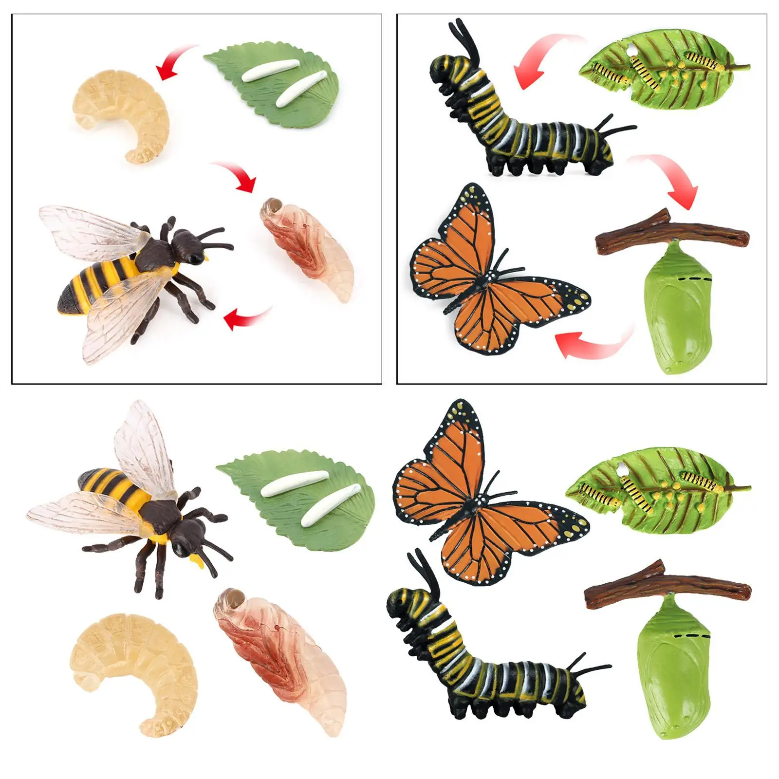 Пластиковые фигурки жизненного цикла роста игровой набор детские игрушки по