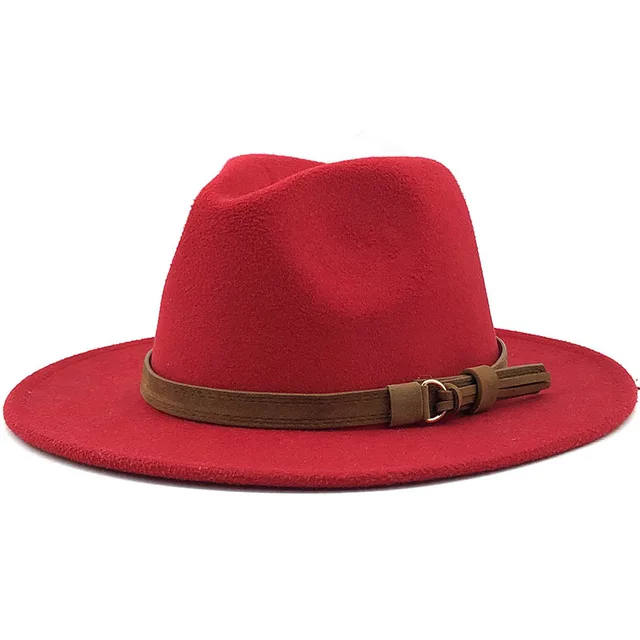 Wide Brim Fedoras Hat For Men With 