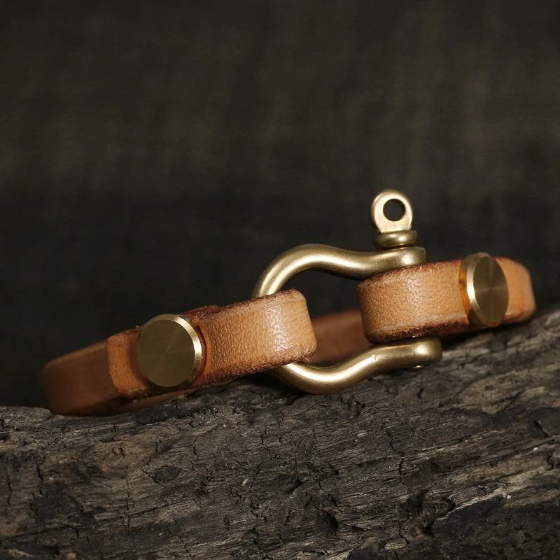 

Браслет ручной работы HEY ElsaGORO из искусственной кожи с кожаным браслетом