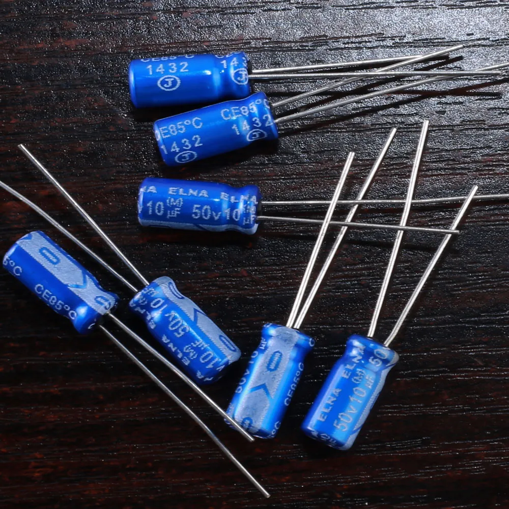 100pcs ELNA Япония RE3 10UF 50V 10mfd аудио конденсатор для аудиооборудования 5x11 мм
