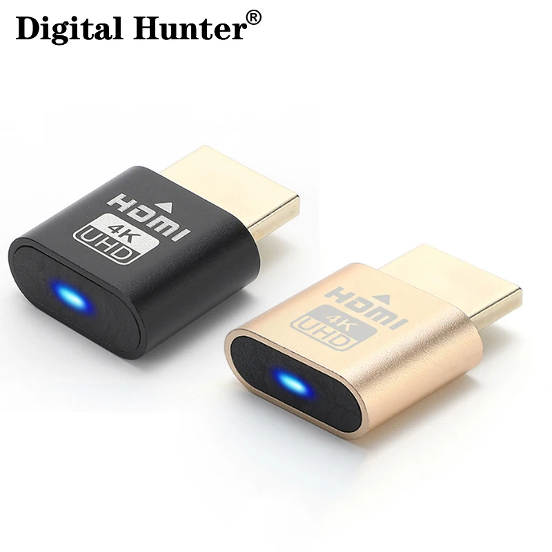 

New HDMI Virtual display 4K HDMI DDC EDID Dummy Plug EDID Display Cheat Virtual Plug HDMI Dummy Emulator Adapter