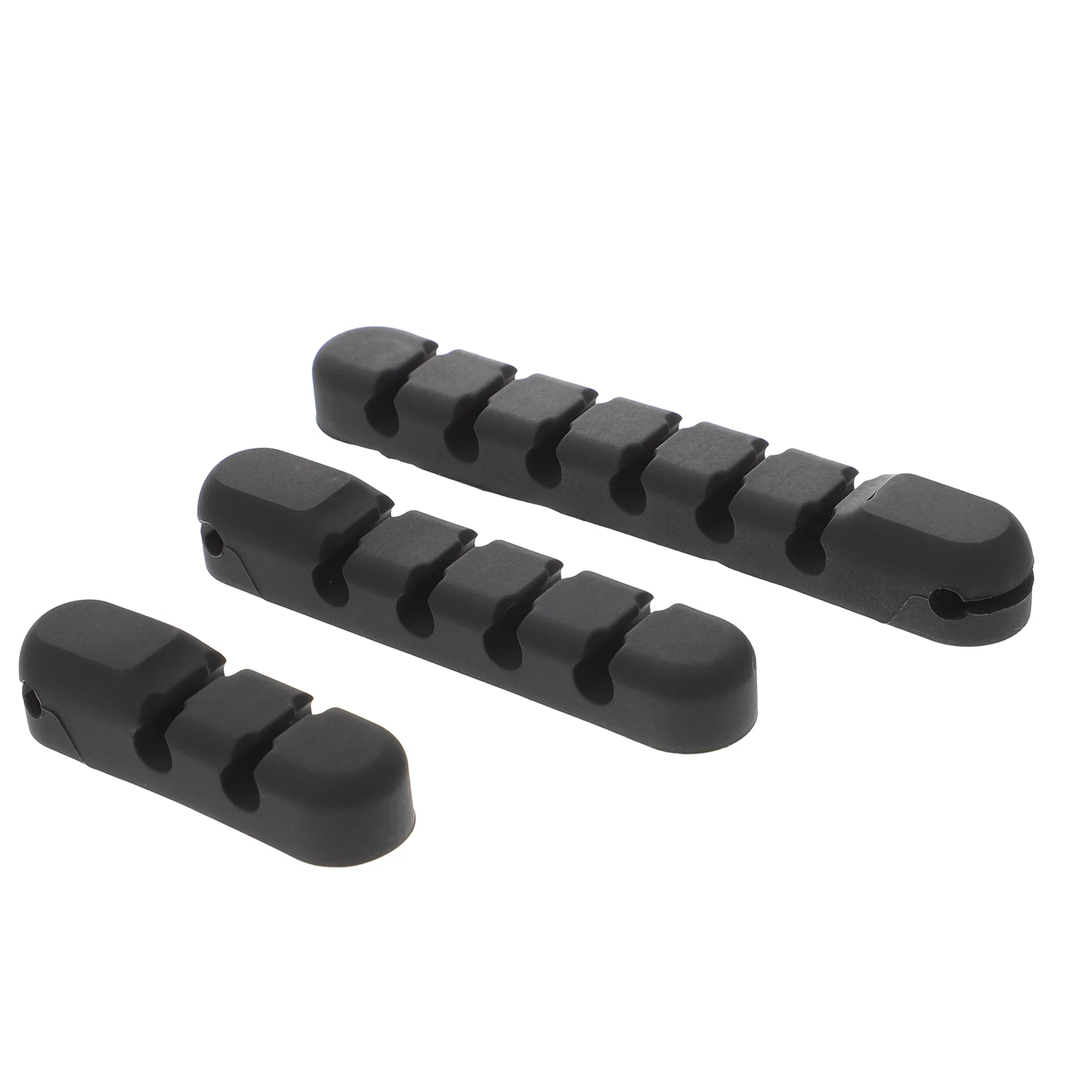 

3pcs Cord Keeper Self-adhesive Flexible Replacement Charging Cord Organizer Cable Storage Holder Cable Holder