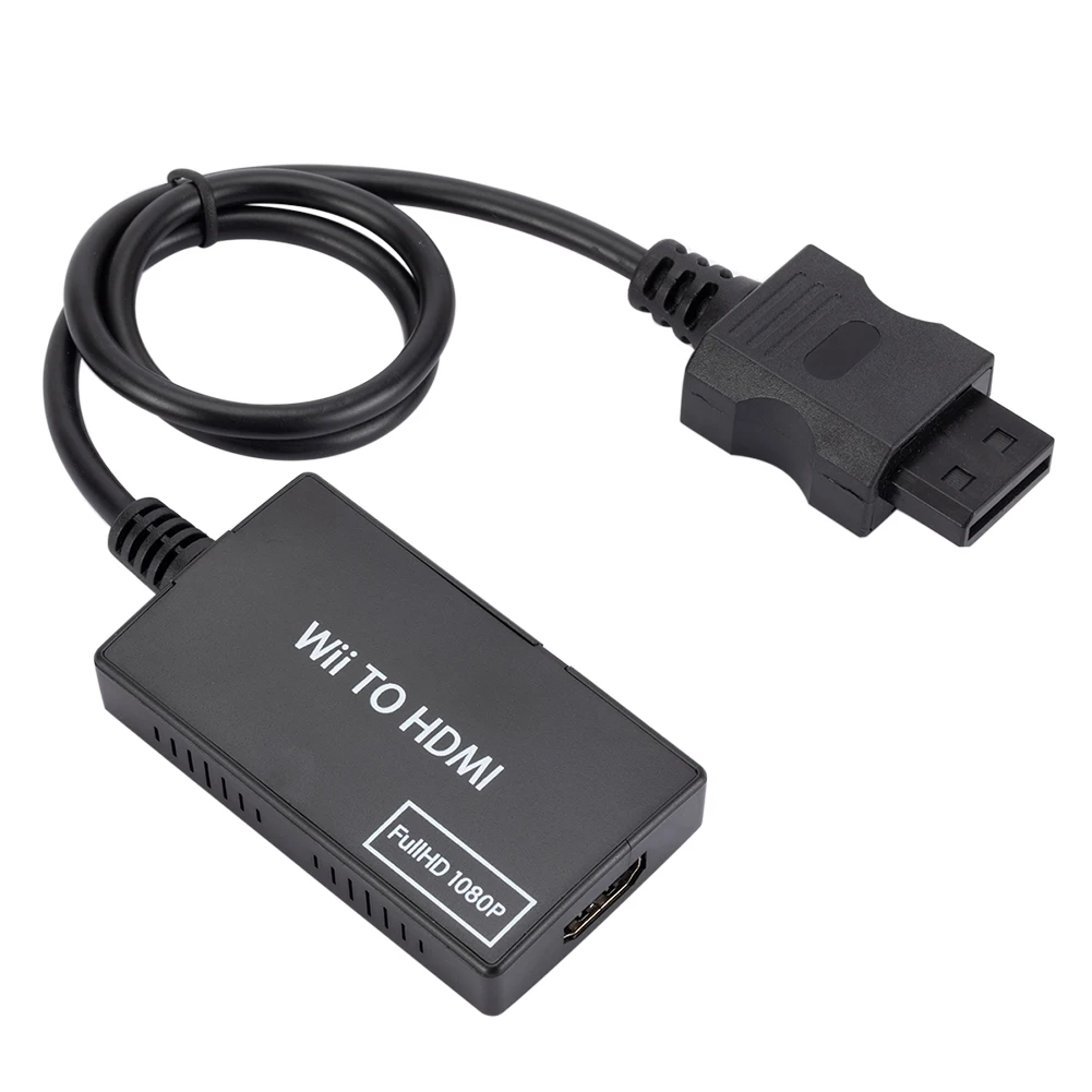 Преобразователь HD 720P/1080P WII в HDMI-совместимый с кабелем и аудиоразъемом 3 5 мм для HDTV