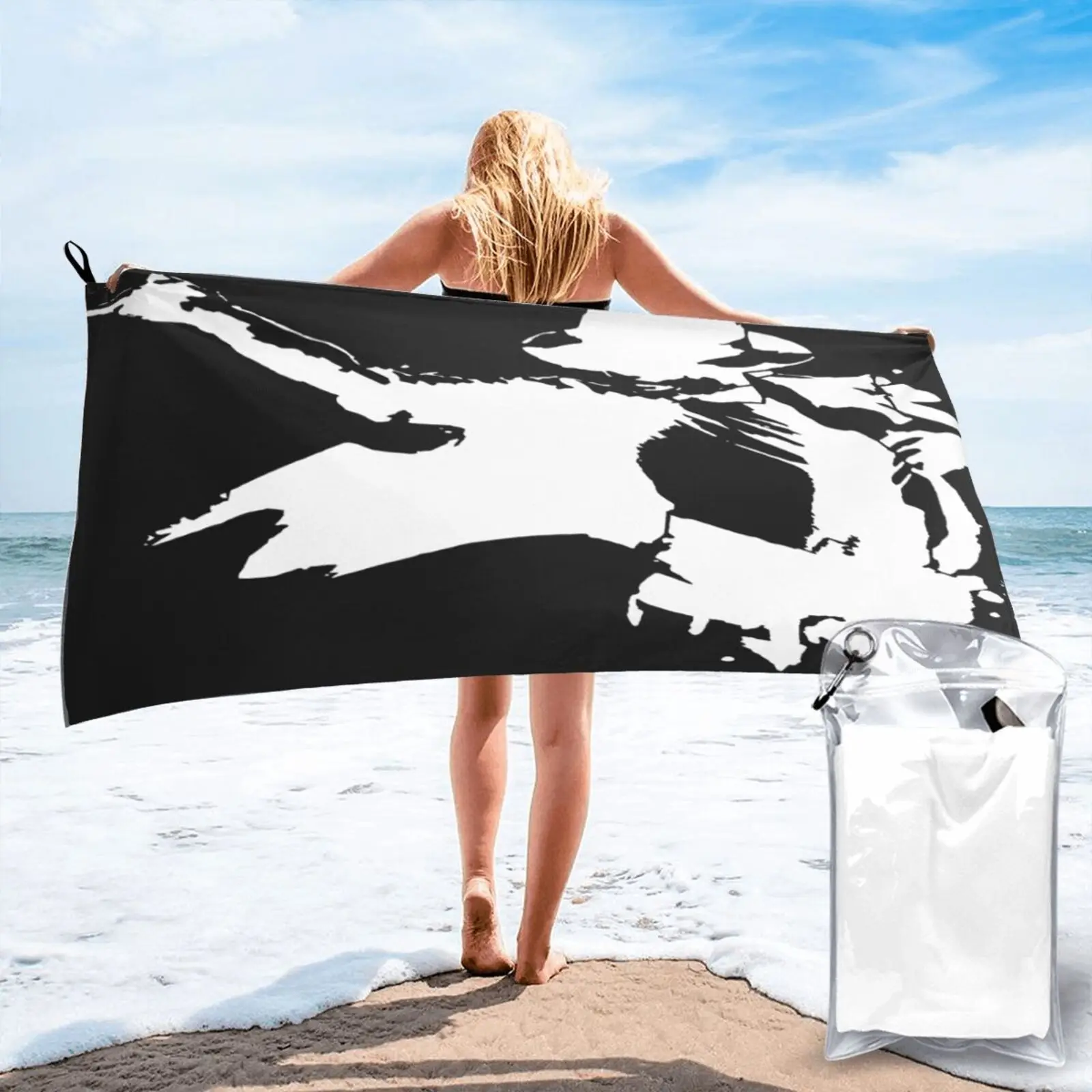 

Michael Jackson Custom Made Beach Towel Bathrobe Female Bath-House Bath Bathroom Accessories Sets Beachwear Sauna Beach Towels