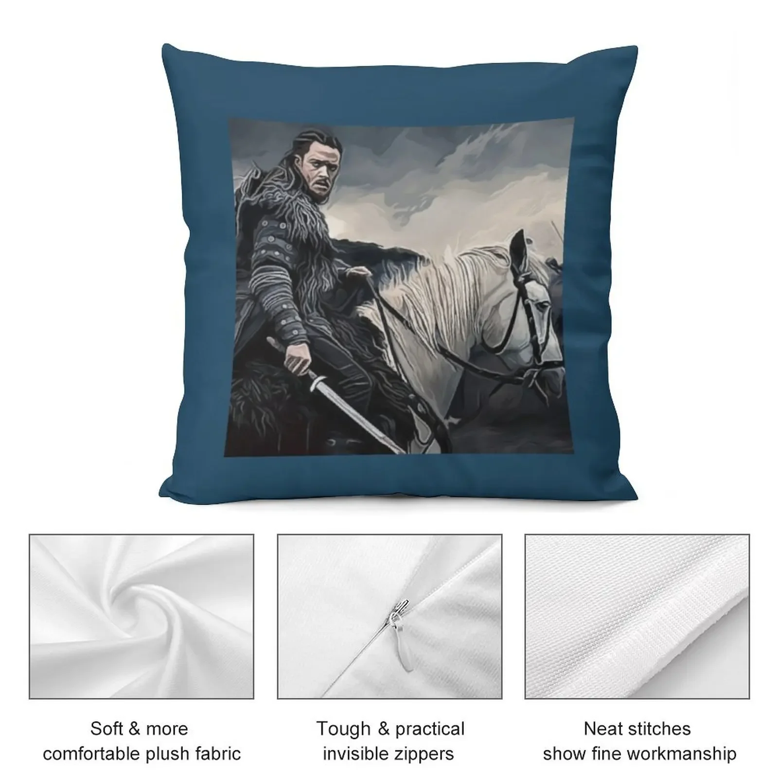 Последнее королевство Утред из Беббанбурга катание его лошади - искусство