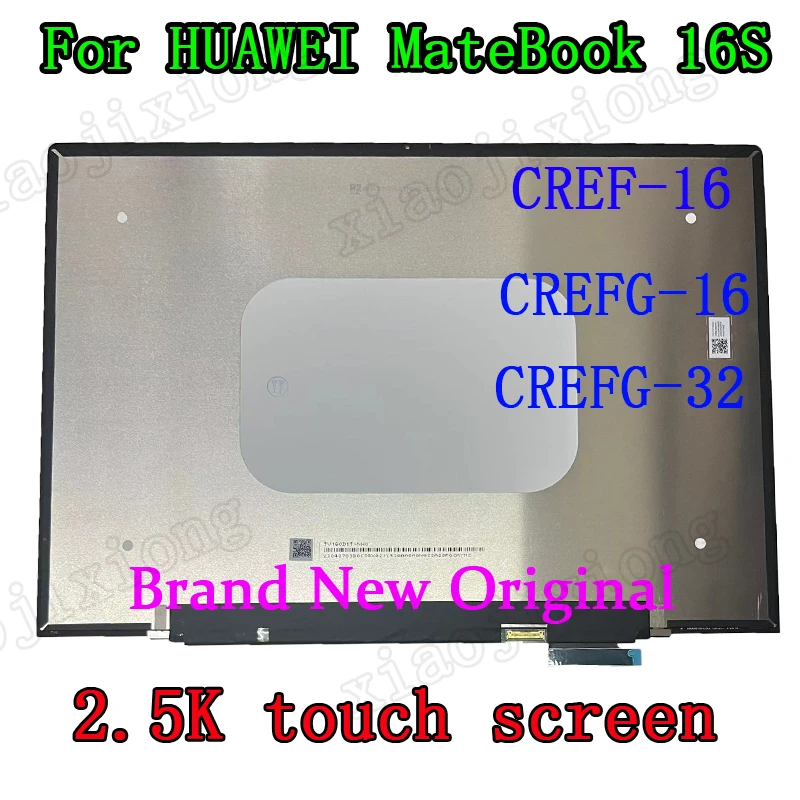 Фото Подходит для компонентов дисплея Huawei MateBook 16S: CREF-X, CREFG-16, CREFG-X, сменная верхняя часть сенсорного экрана в сборе. №5