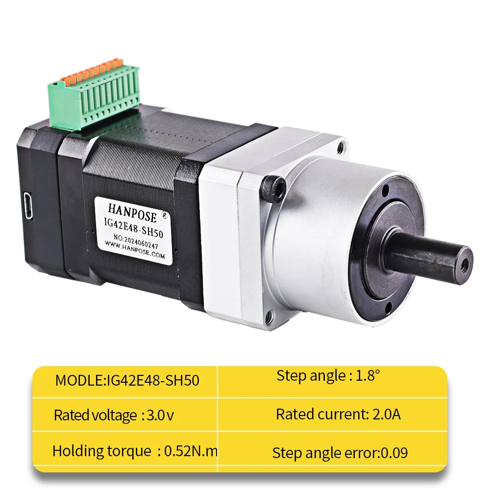 IG42E48-SH50 2 0 А 3 В 42 двигатель с гармоническим редуктором встроенный промышленный